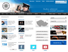 Tablet Screenshot of policie.cz